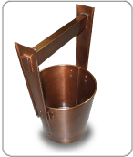 銅製手桶（ハンドメイド）いぶし仕上げ