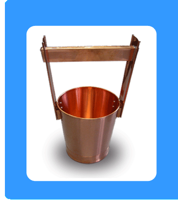 銅製手桶（ハンドメイド）